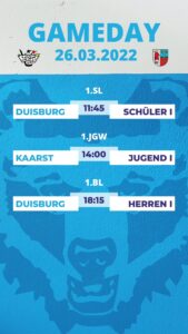 Ausblick auf Samstag, 26.03.2022