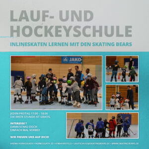 Lauf- und Hockeyschule bei den Skating Bears