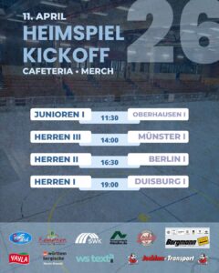 Heimspiel-Kickoff